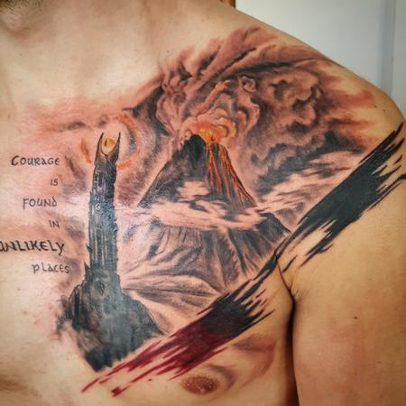 Tattoos - Mordor Tattoo - 120357